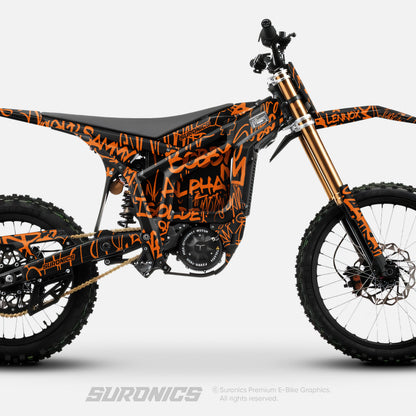 CUSTOM: READY2RIDE ORANGE Talaria Komodo Graphics kit