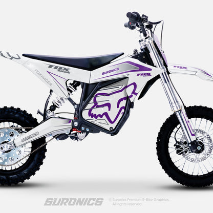 FOX RACER WHITE PURPLE ETM RTR Graphics kit