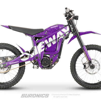ONEWAY PURPLE WHITE Talaria Sting MX3 MX4 Graphics kit