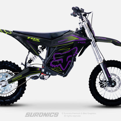 FOX RACER BLACK PURPLE ETM RTR Graphics kit