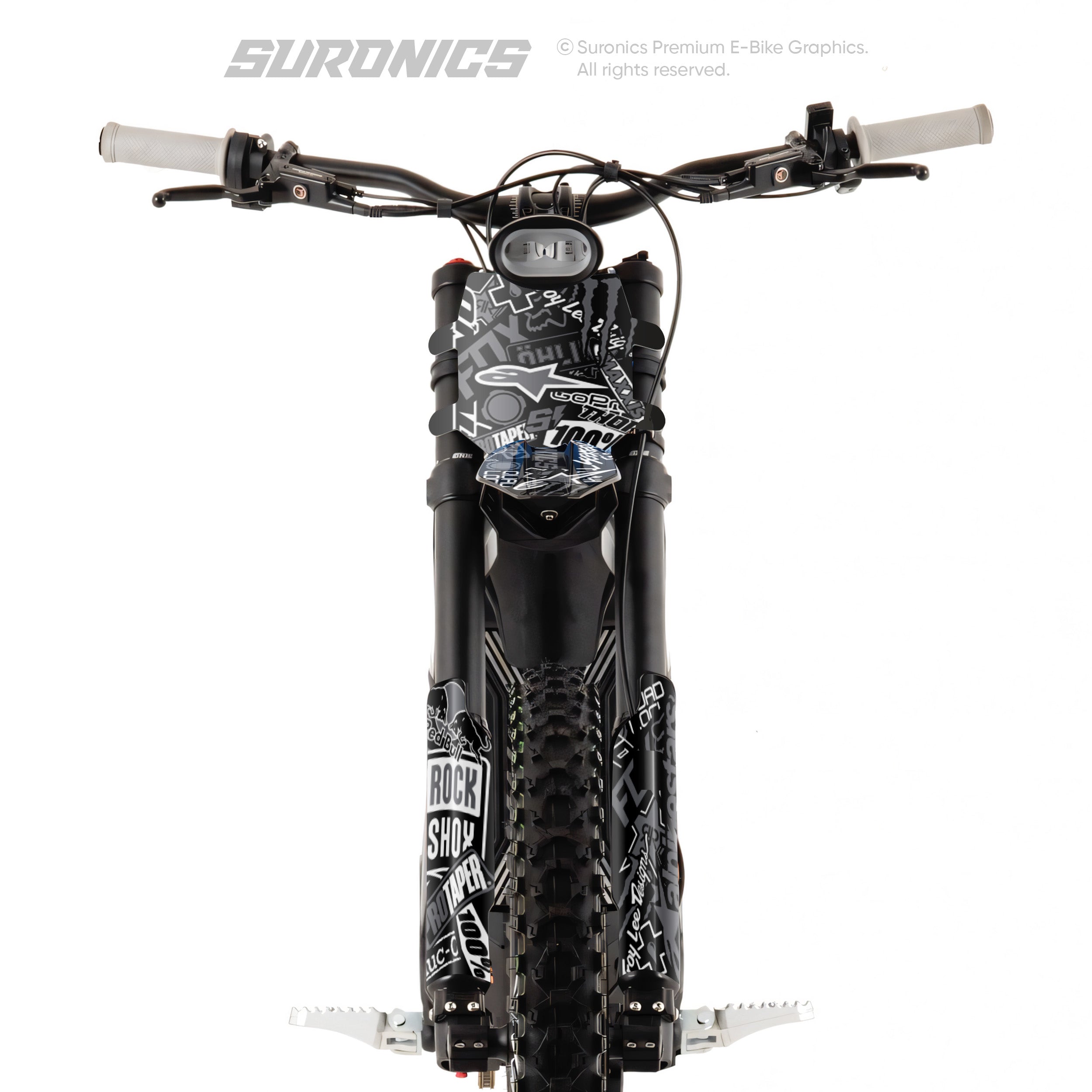 STICKY BLACK GREY Talaria Sting MX3 MX4 Graphics kit