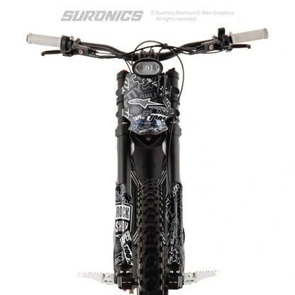 STICKY BLACK GREY Talaria Sting MX3 MX4 Graphics kit