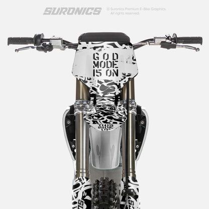 STREET GHOST BLACK WHITE Stark Varg Graphics kit