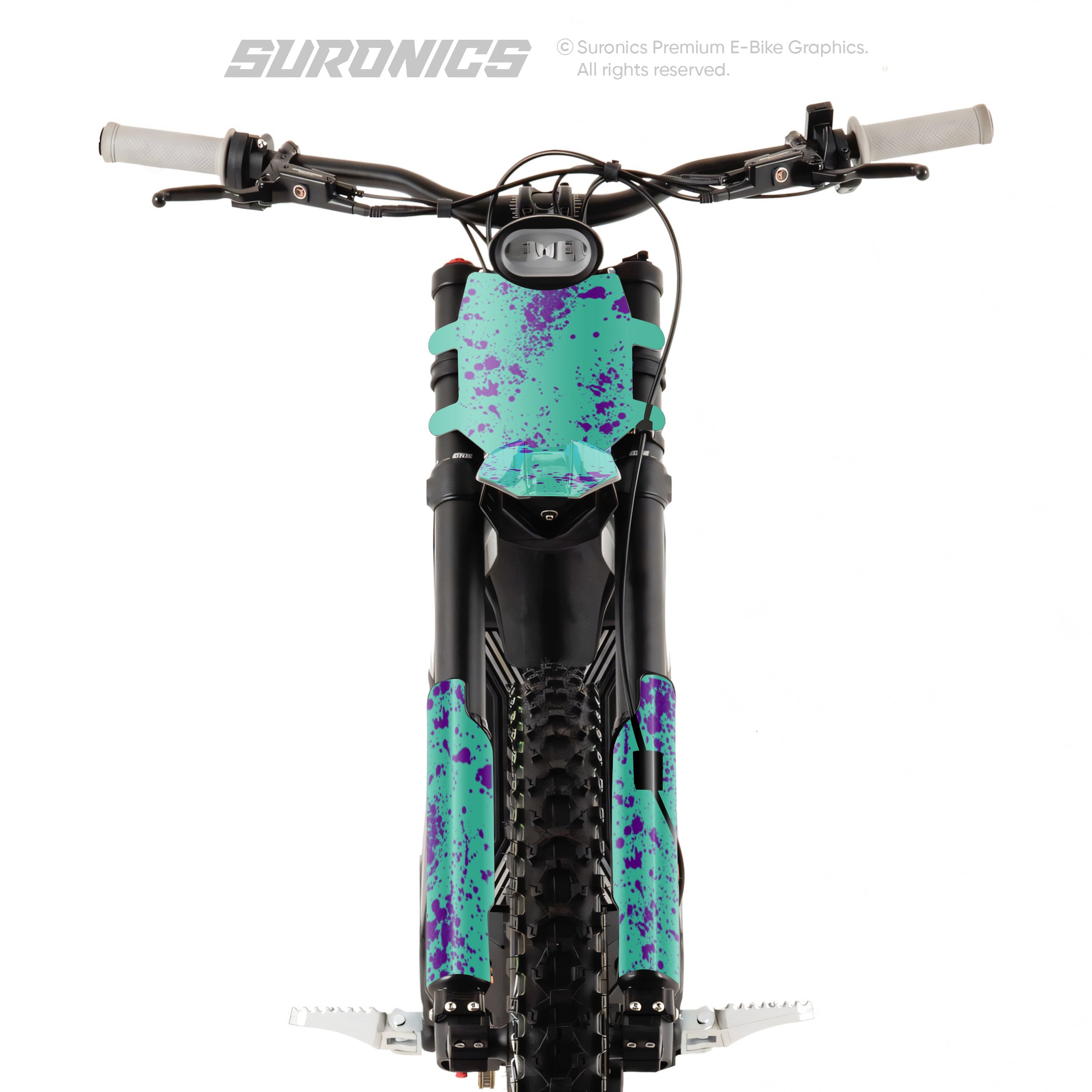 SPLATTER MINT PURPLE Talaria Sting MX3 MX4 Graphics kit