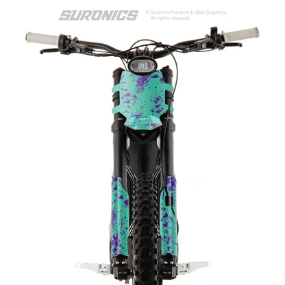 SPLATTER MINT PURPLE Talaria Sting MX3 MX4 Graphics kit