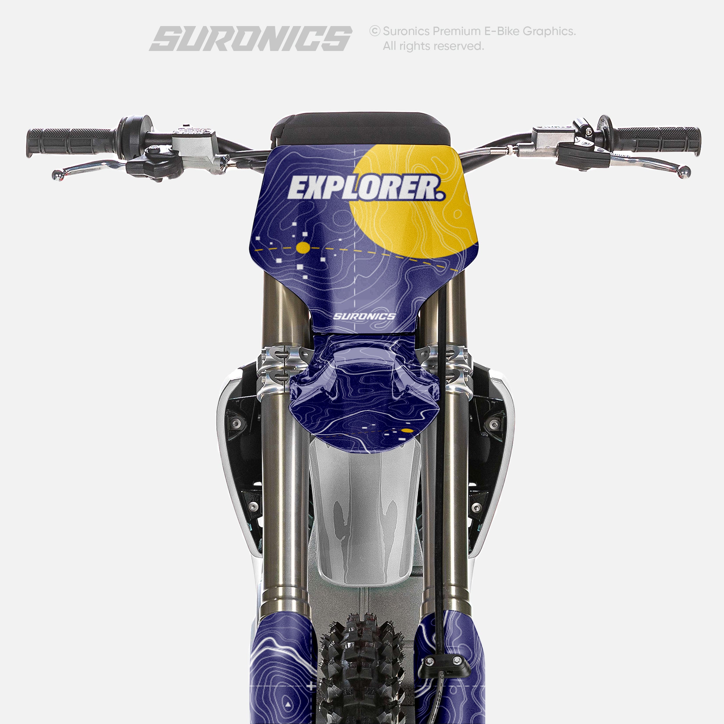 EXPLORER NAVY YELLOW Stark Varg Graphics kit