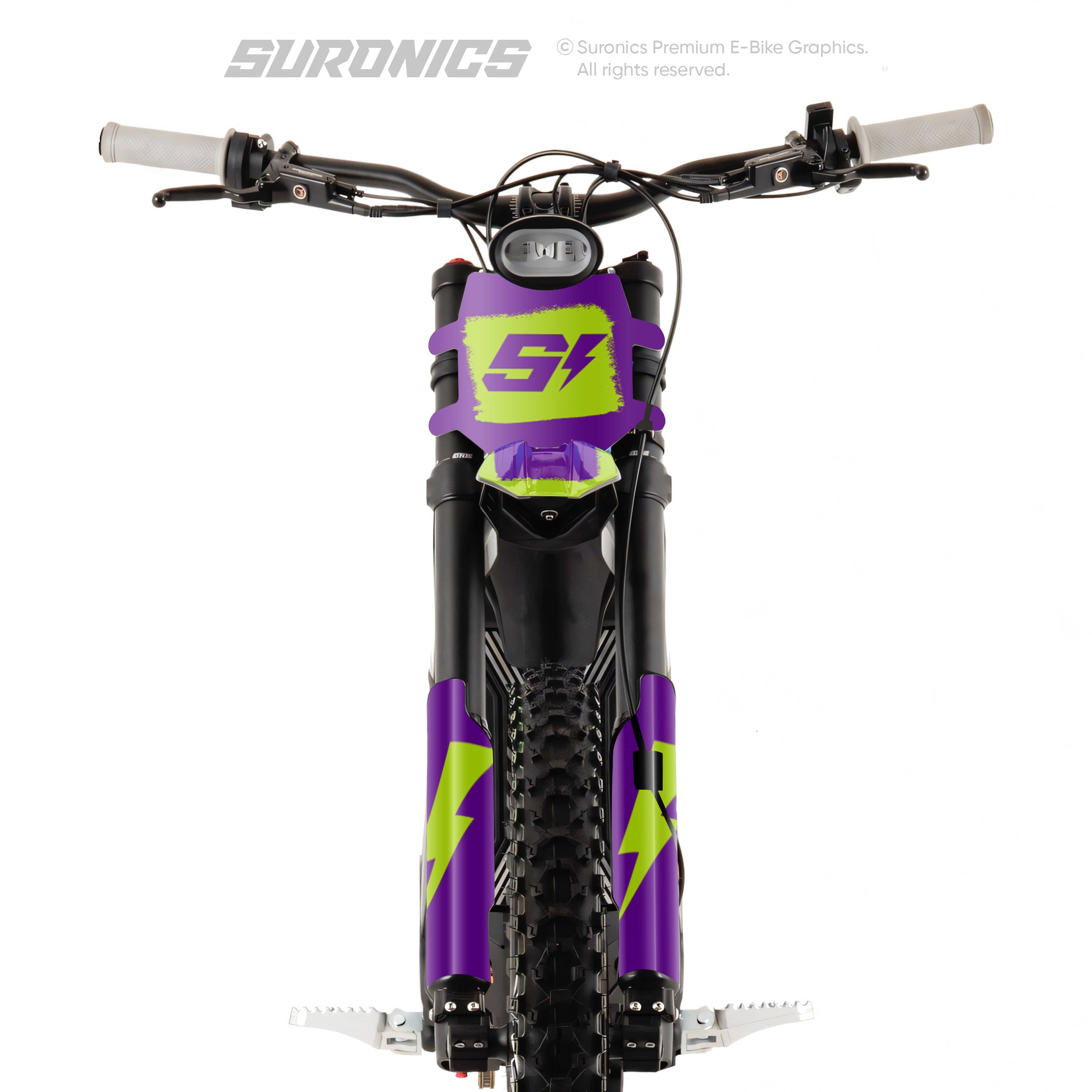 HALF GREEN PURPLE Talaria Sting MX3 MX4 Graphics kit