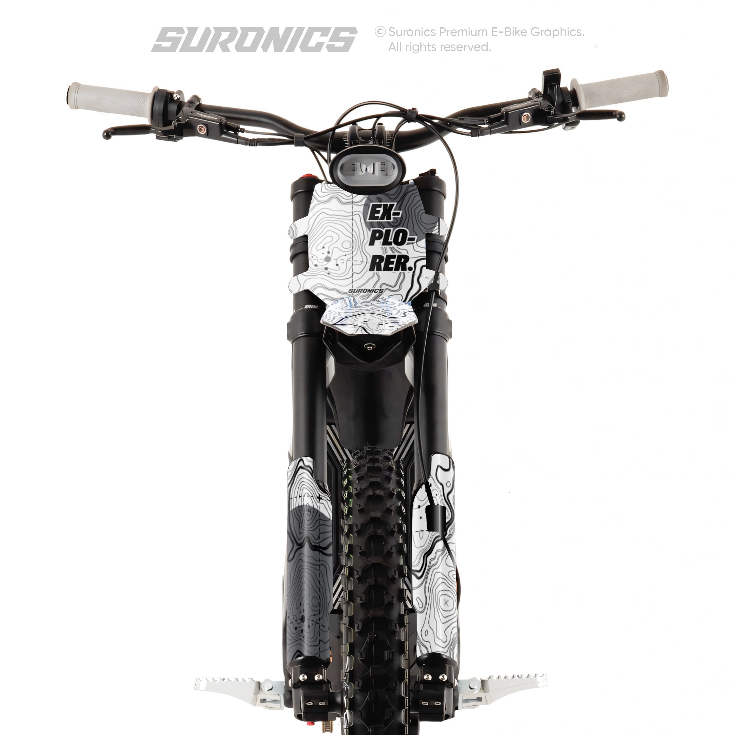 EXPLORER WHITE GREY Talaria Sting MX3 MX4 Graphics kit