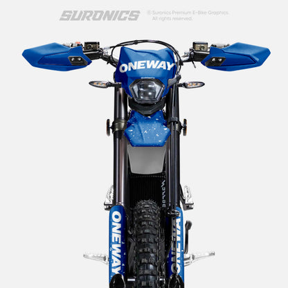 ONEWAY BLUE WHITE Surron Ultra Bee Graphics kit