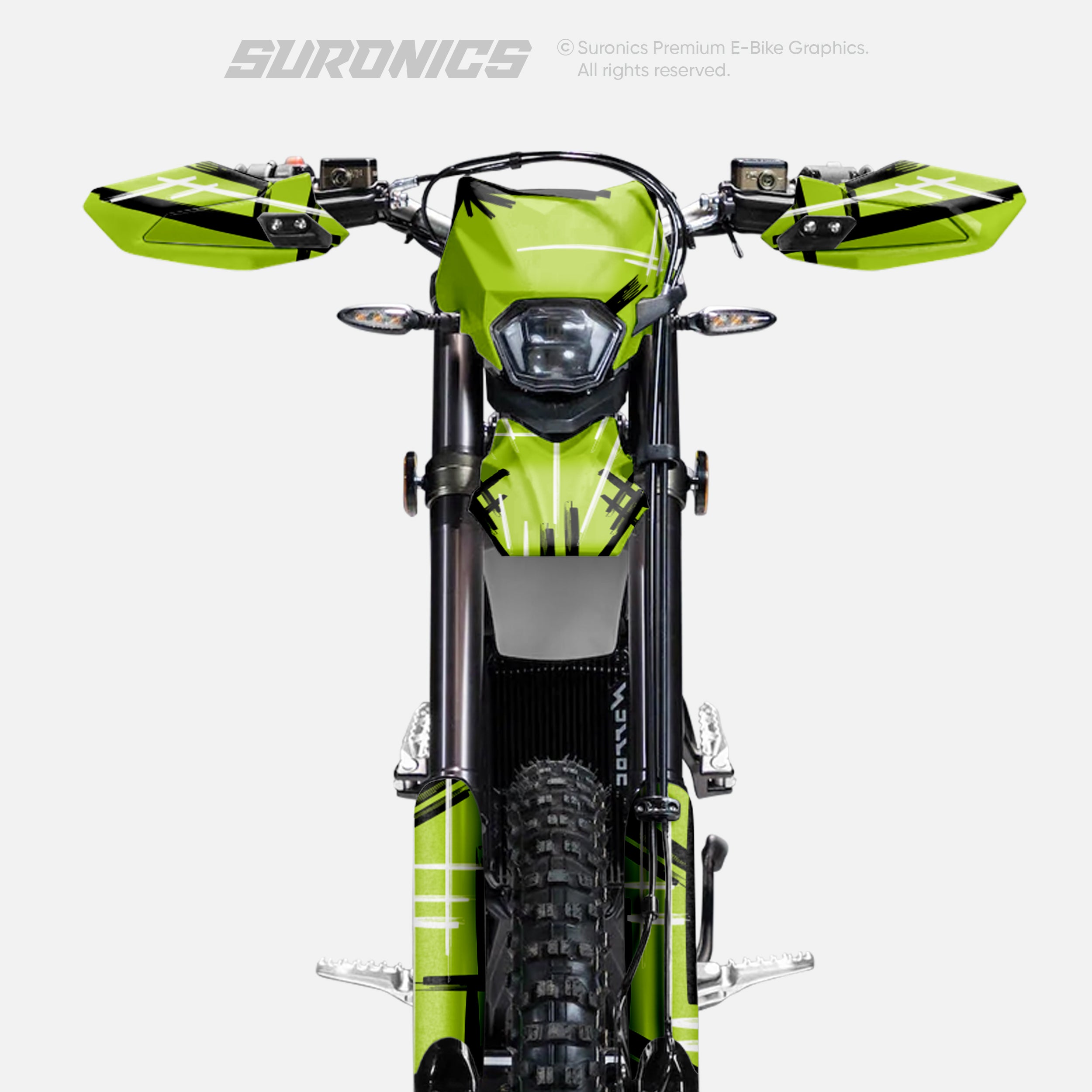MARKER GREEN Surron Ultra Bee Graphics kit