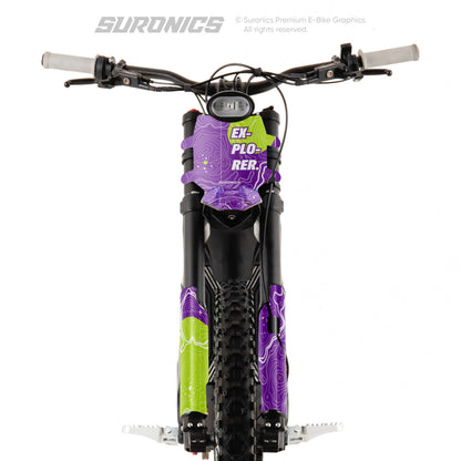 EXPLORER PURPLE GREEN Talaria Sting MX3 MX4 Graphics kit
