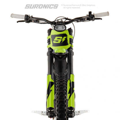 HALF BLACK GREEN Talaria Sting MX3 MX4 Graphics kit