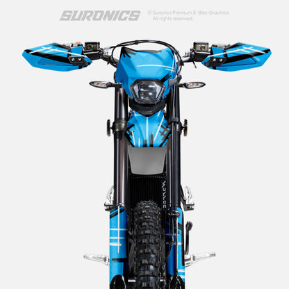 MARKER CYAN Surron Ultra Bee Graphics kit