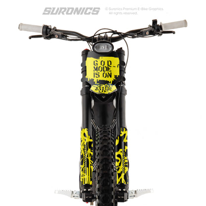 STREET GHOST BLACK YELLOW Talaria Sting MX3 MX4 Graphics kit