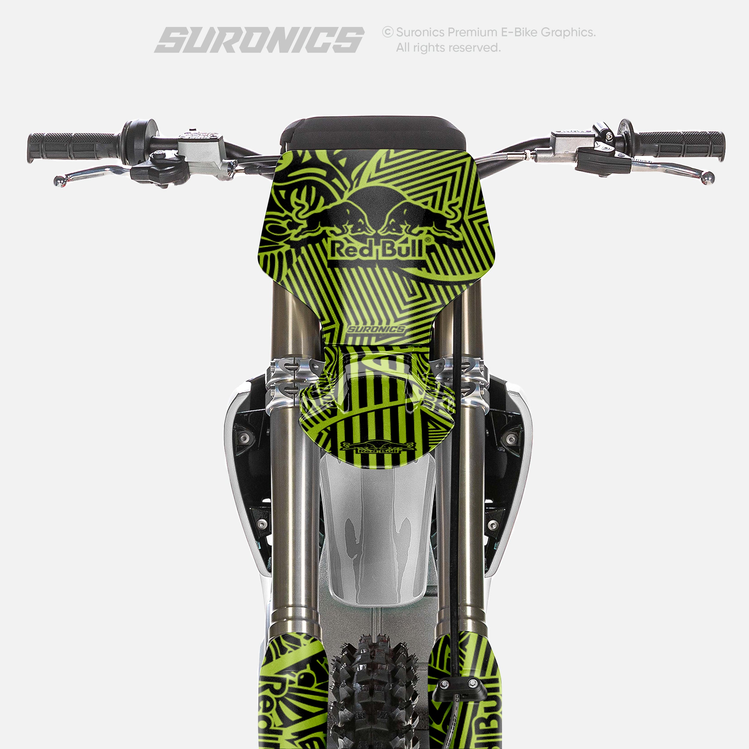 RACE ART BLACK GREEN Stark Varg Graphics kit