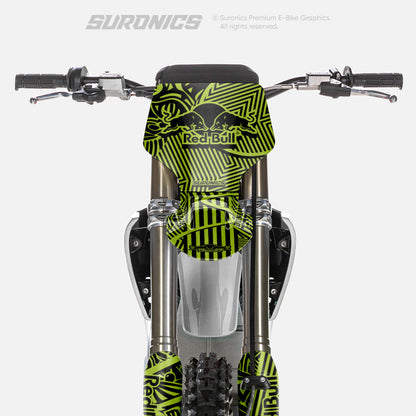RACE ART BLACK GREEN Stark Varg Graphics kit