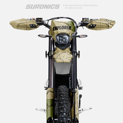 EXPLORER SAND OLIVE Surron Ultra Bee Graphics kit