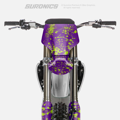 SPLATTER PURPLE GREEN Stark Varg Graphics kit