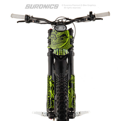 RACE ART BLACK GREEN Talaria Sting MX3 MX4 Graphics kit