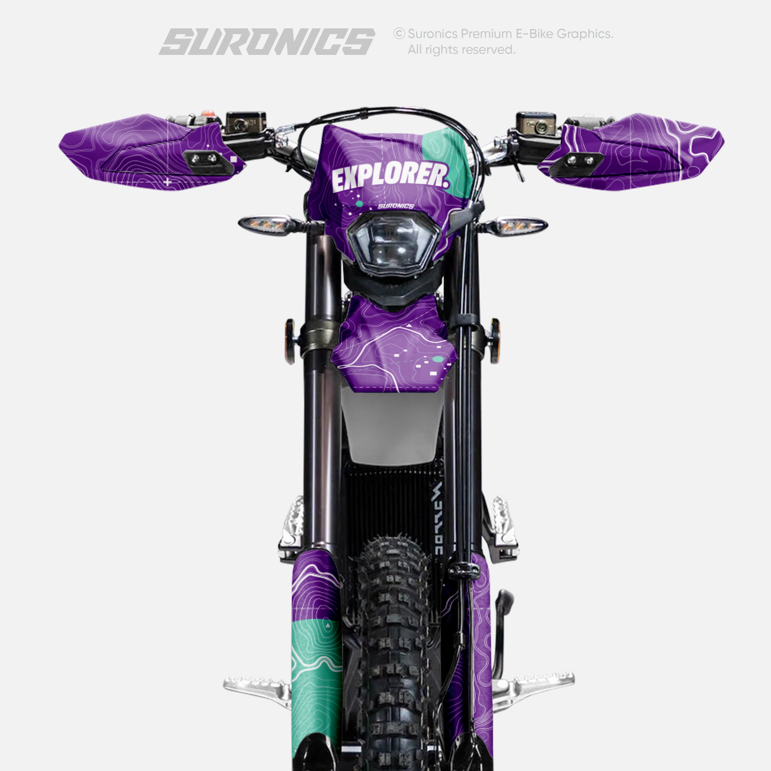 EXPLORER PURPLE MINT Surron Ultra Bee Graphics kit