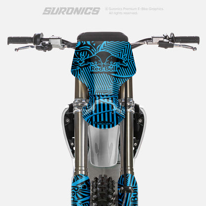 RACE ART BLACK CYAN Stark Varg Graphics kit