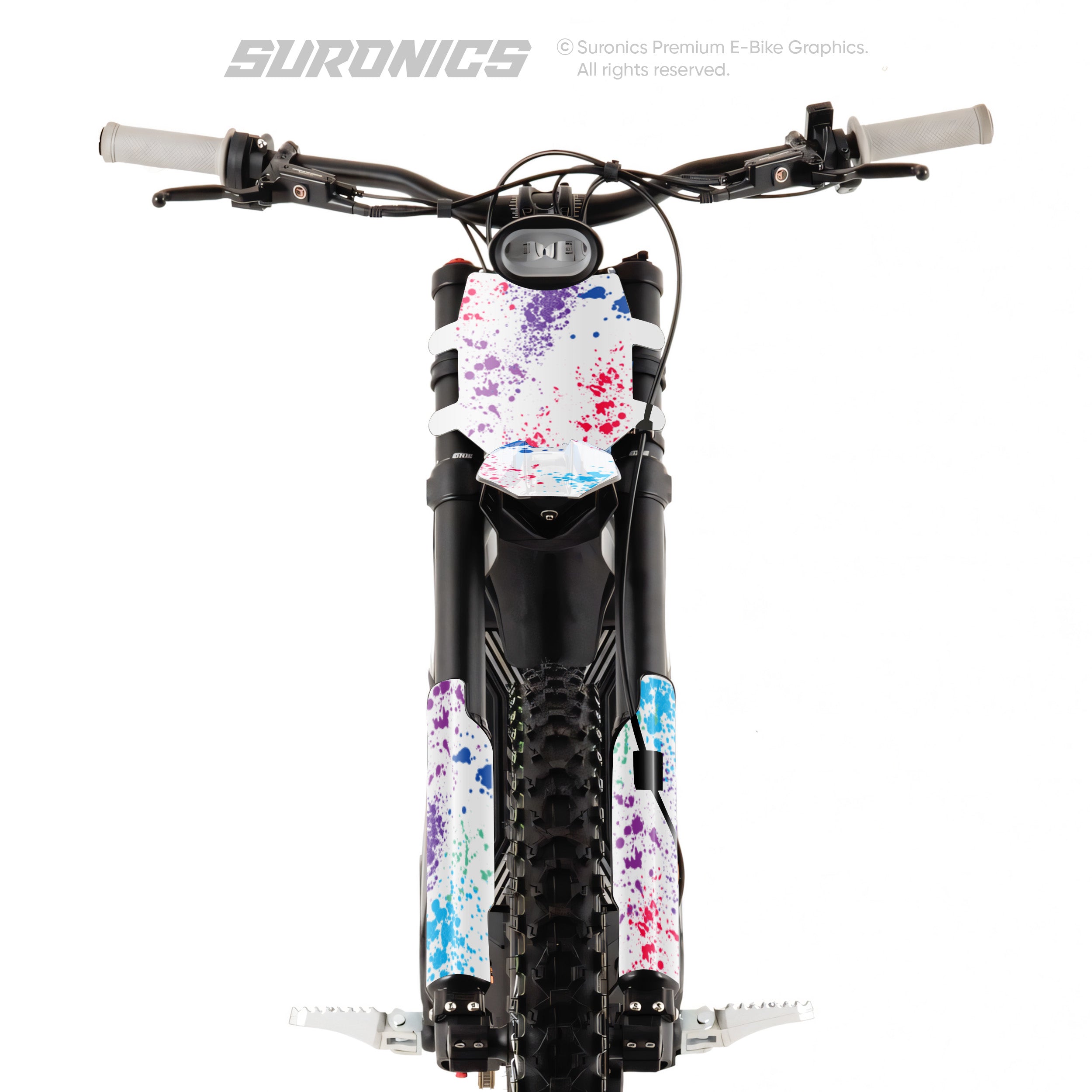SPLATTER WHITE MULTICOLOR Talaria Sting MX3 MX4 Graphics kit