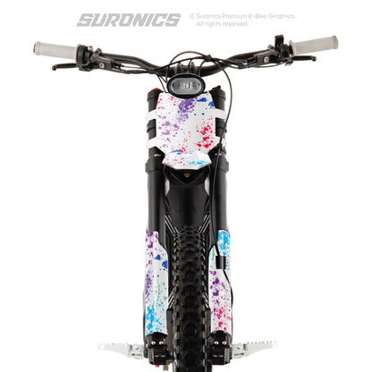 SPLATTER WHITE MULTICOLOR Talaria Sting MX3 MX4 Graphics kit