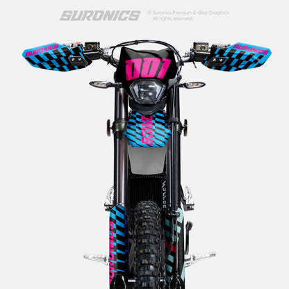 FUTURACE CYAN MAGENTA Surron Ultra Bee Graphics kit