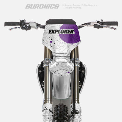 EXPLORER WHITE PURPLE Stark Varg Graphics kit