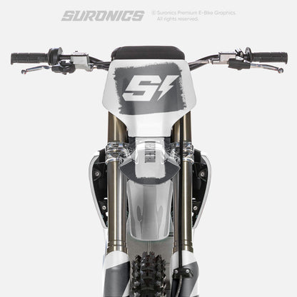 HALF GREY WHITE Stark Varg Graphics kit