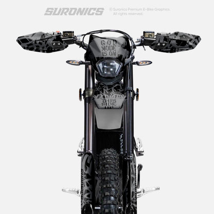 STREET GHOST BLACK GREY Surron Ultra Bee Graphics kit