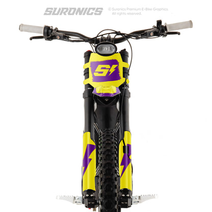 HALF PURPLE YELLOW Talaria Sting MX3 MX4 Graphics kit