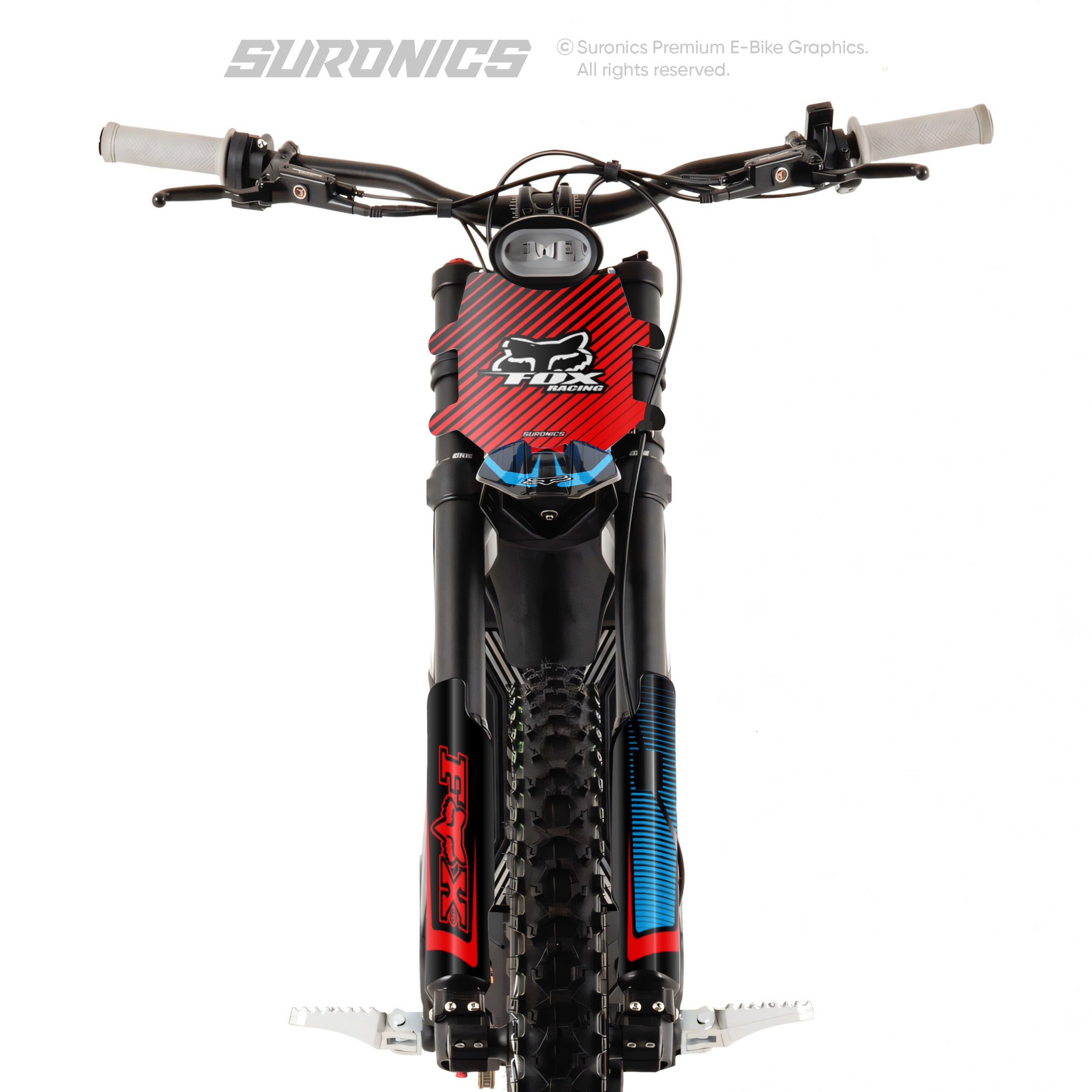 FOX RACER BLACK RED Talaria Sting MX3 MX4 Graphics kit