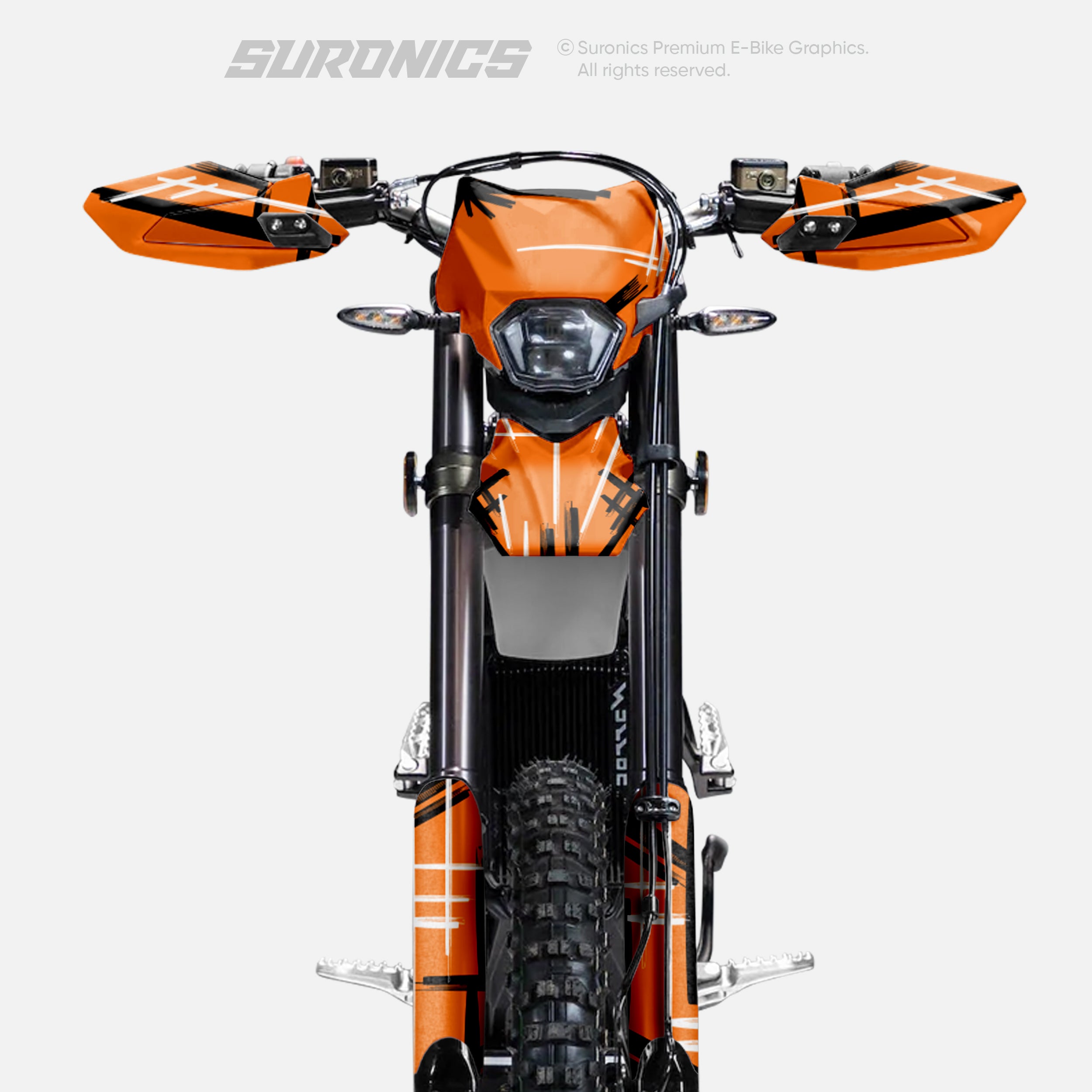 MARKER ORANGE Surron Ultra Bee Graphics kit