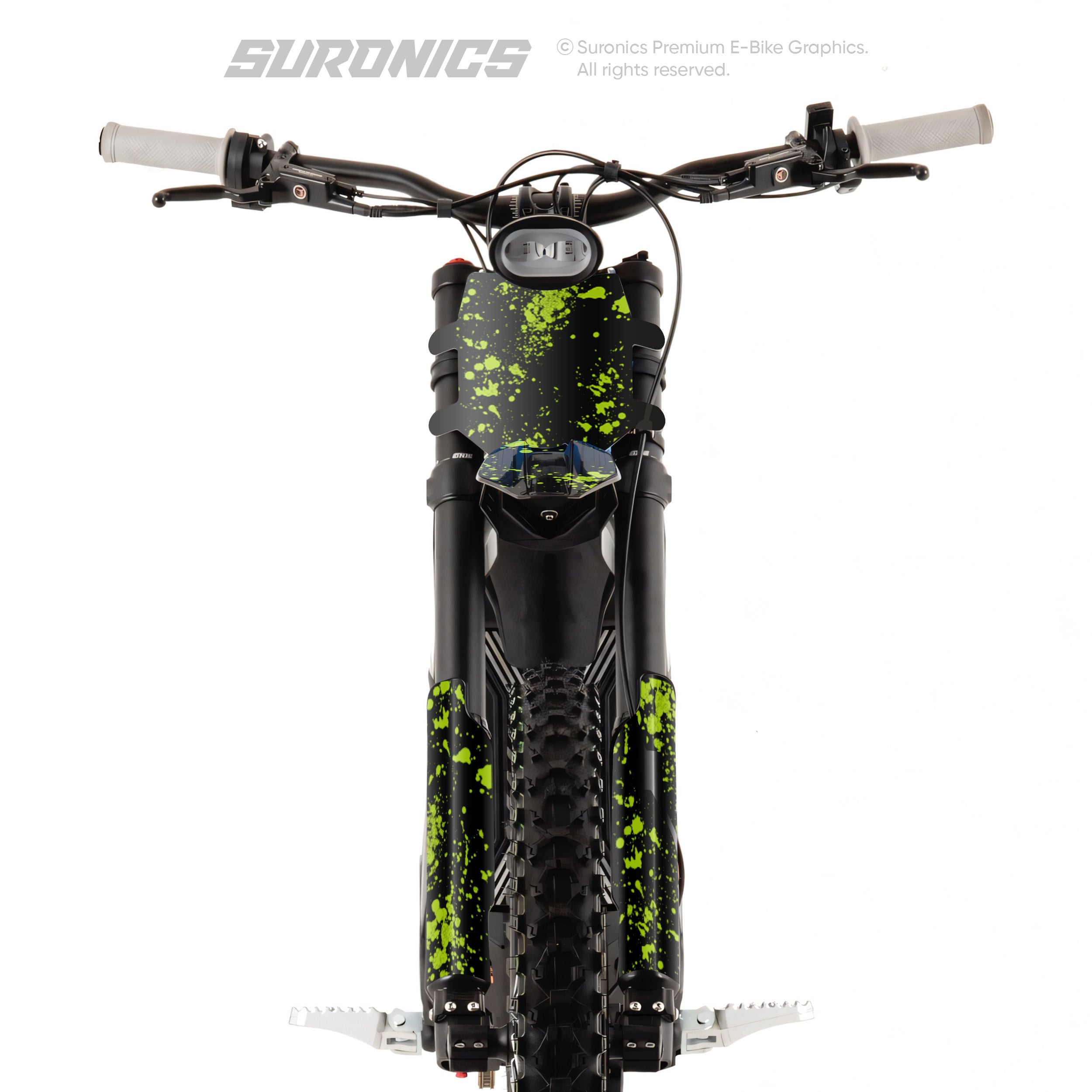 SPLATTER BLACK GREEN Talaria Sting MX3 MX4 Graphics kit