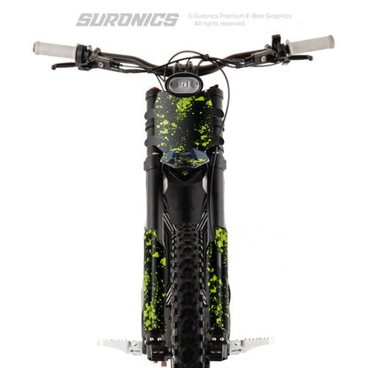 SPLATTER BLACK GREEN Talaria Sting MX3 MX4 Graphics kit