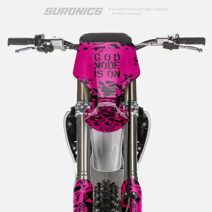 STREET GHOST BLACK MAGENTA Stark Varg Graphics kit