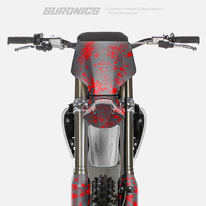 SPLATTER GREY RED Stark Varg Graphics kit