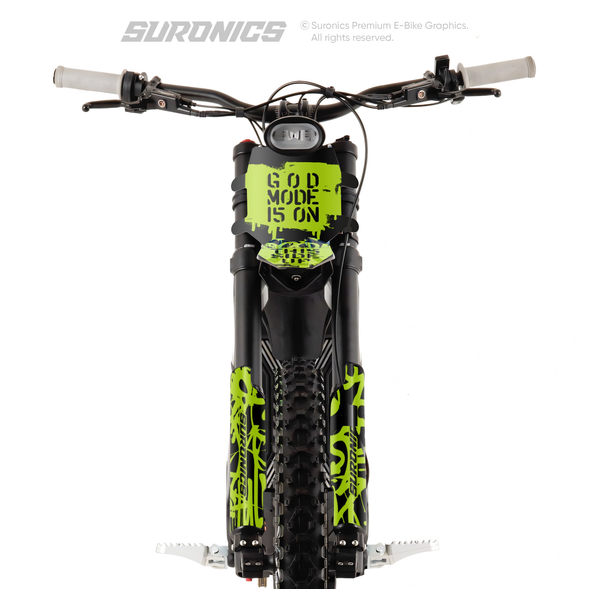 STREET GHOST BLACK GREEN Talaria Sting MX3 MX4 Graphics kit