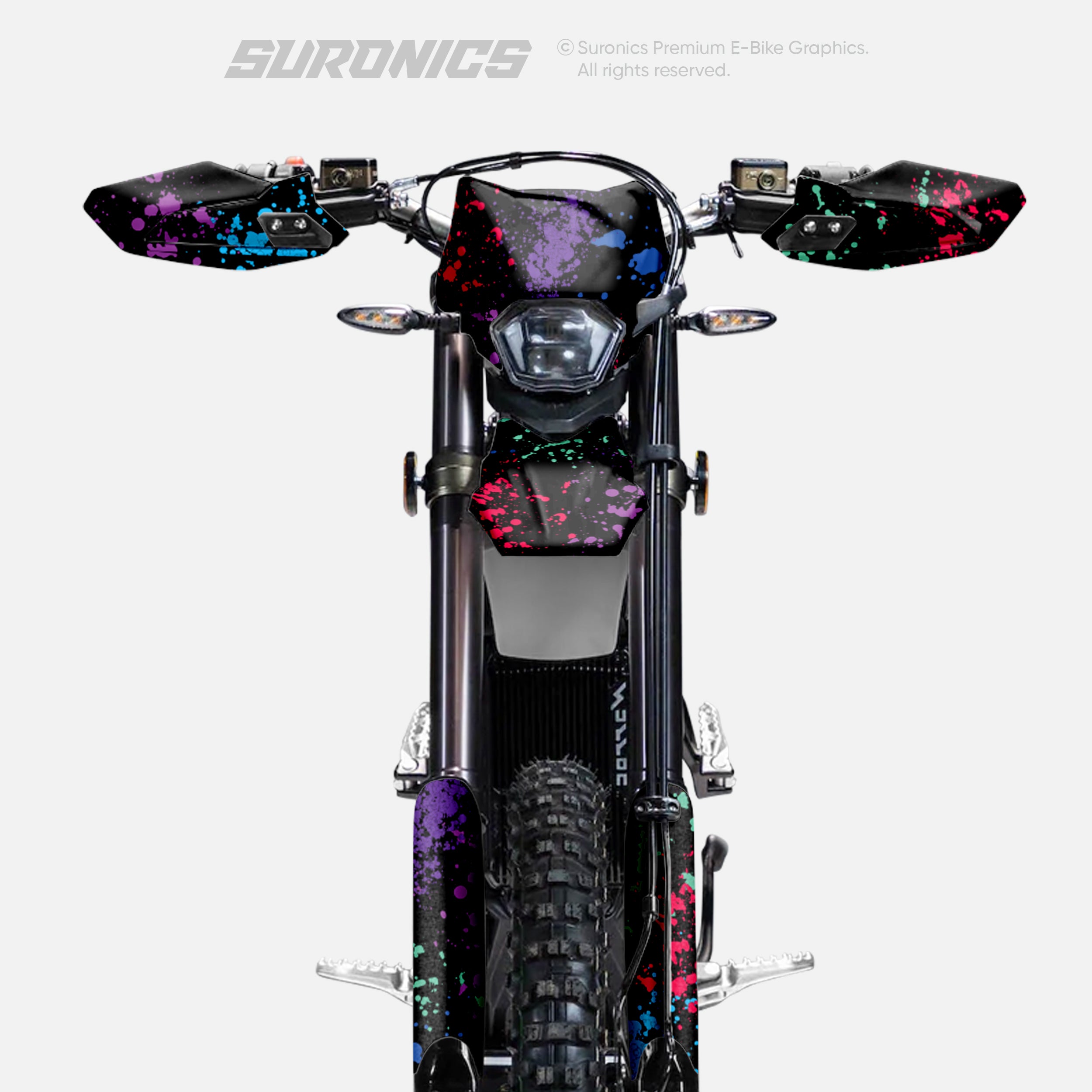 SPLATTER MULTICOLOR Surron Ultra Bee Graphics kit