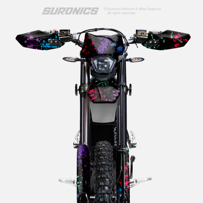 SPLATTER MULTICOLOR Surron Ultra Bee Graphics kit