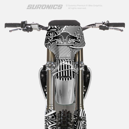 RACE ART BLACK WHITE Stark Varg Graphics kit