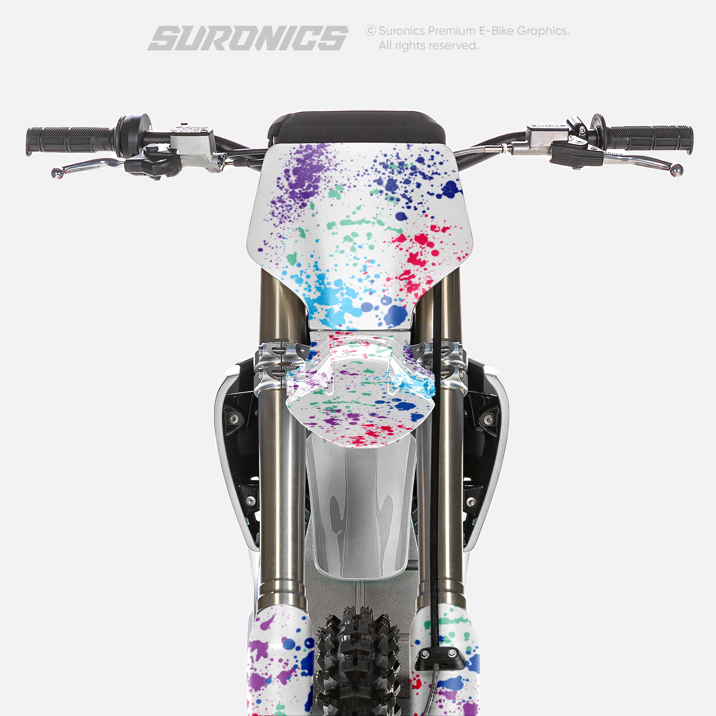 SPLATTER WHITE MULTICOLOR Stark Varg Graphics kit