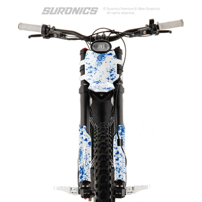 SPLATTER WHITE BLUE Talaria Sting MX3 MX4 Graphics kit