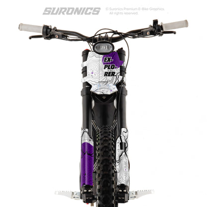 EXPLORER WHITE PURPLE Talaria Sting MX3 MX4 Graphics kit
