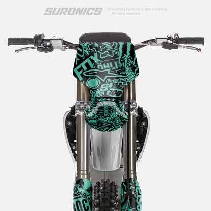 STICKY BLACK MINT Stark Varg Graphics kit