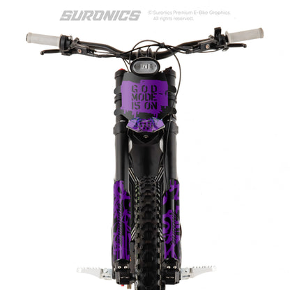 STREET GHOST BLACK PURPLE Talaria Sting MX3 MX4 Graphics kit