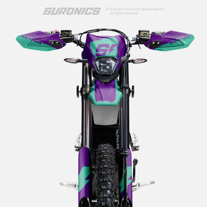 HALF MINT PURPLE Surron Ultra Bee Graphics kit
