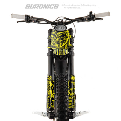 RACE ART BLACK WHITE Talaria Sting MX3 MX4 Graphics kit