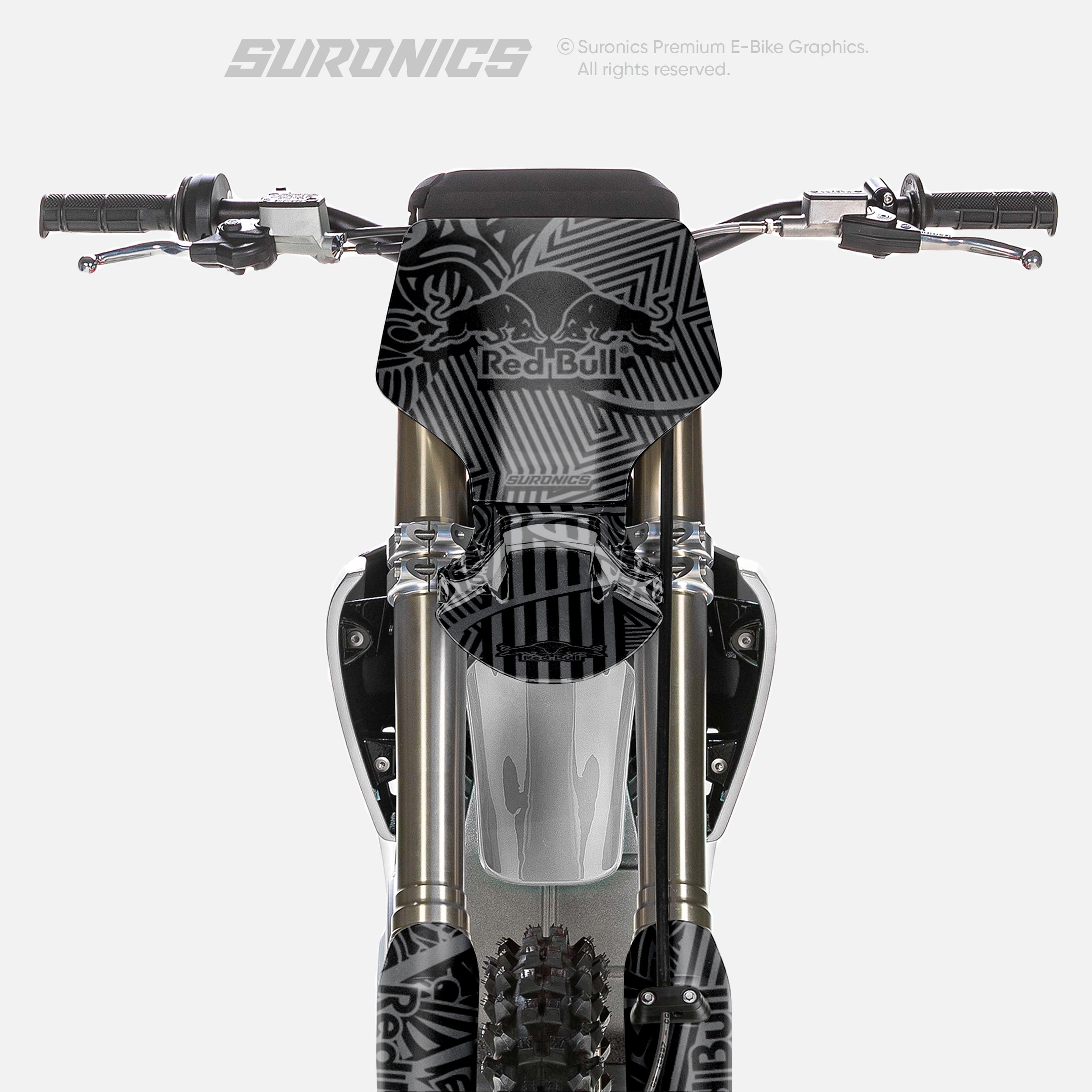 RACE ART BLACK GREY Stark Varg Graphics kit